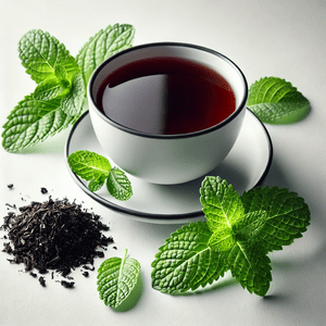 Чай чага с мятой