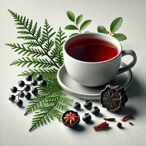 Чай чага с можжевельником и саган-дайля