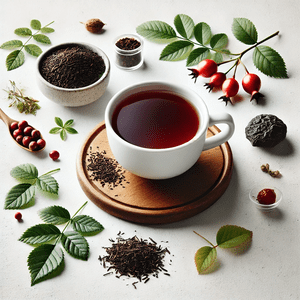 Чай чага с иван-чай и шиповником