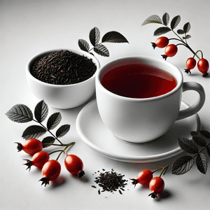 Чай чага и шиповник